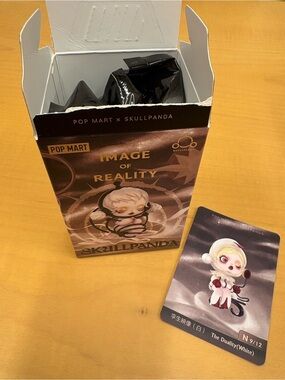 Pop Mart Skullpanda “Image of Reality” figure - The Duality (white)